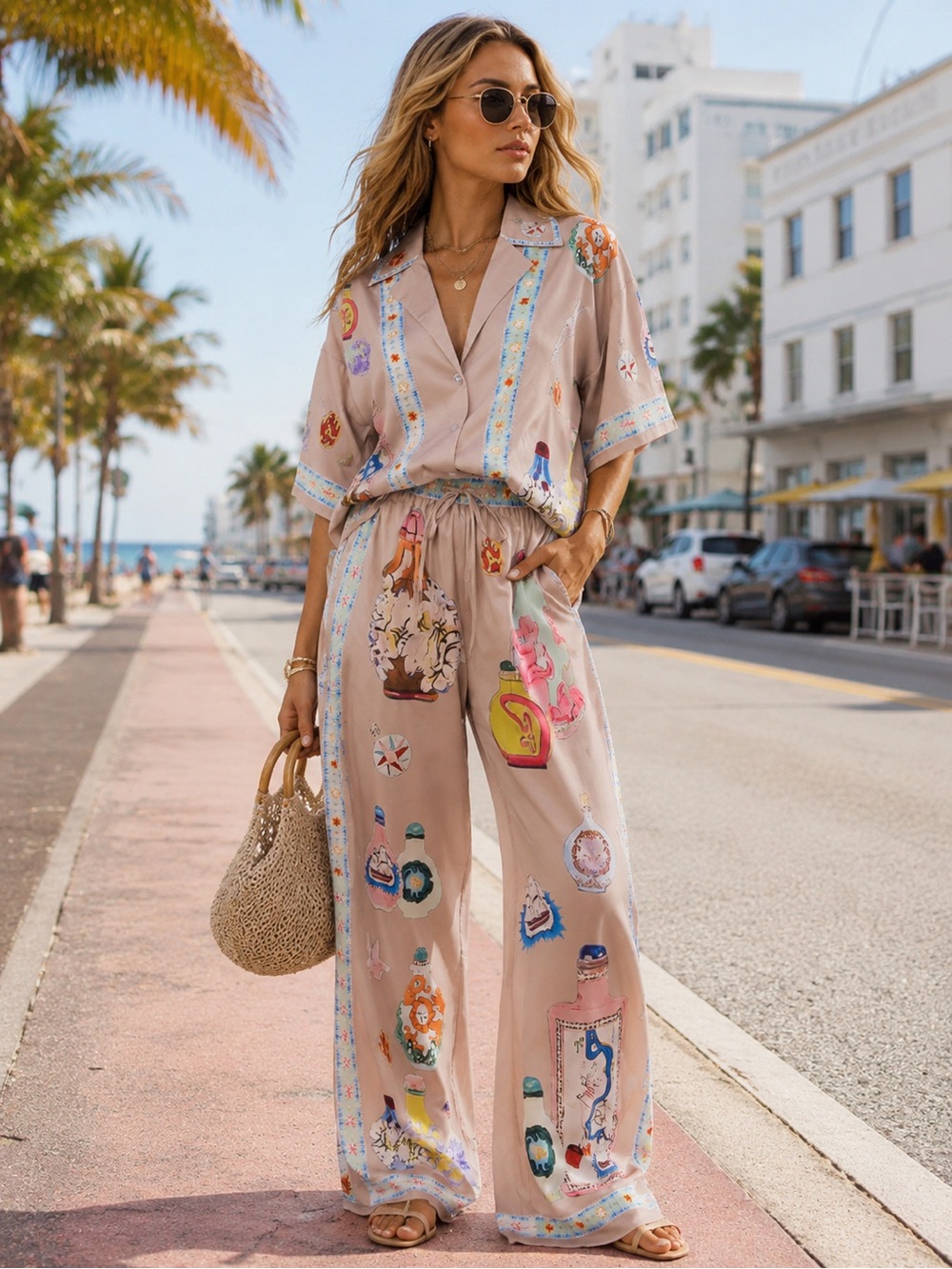 Eau De Soleil Pant Set
